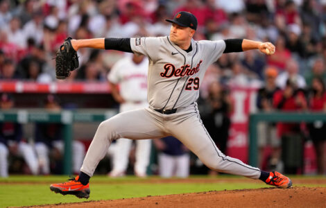 Skubal strikes out 9 in 7 innings and Torkelson homers twice in Tigers' 7-0 win over Angels